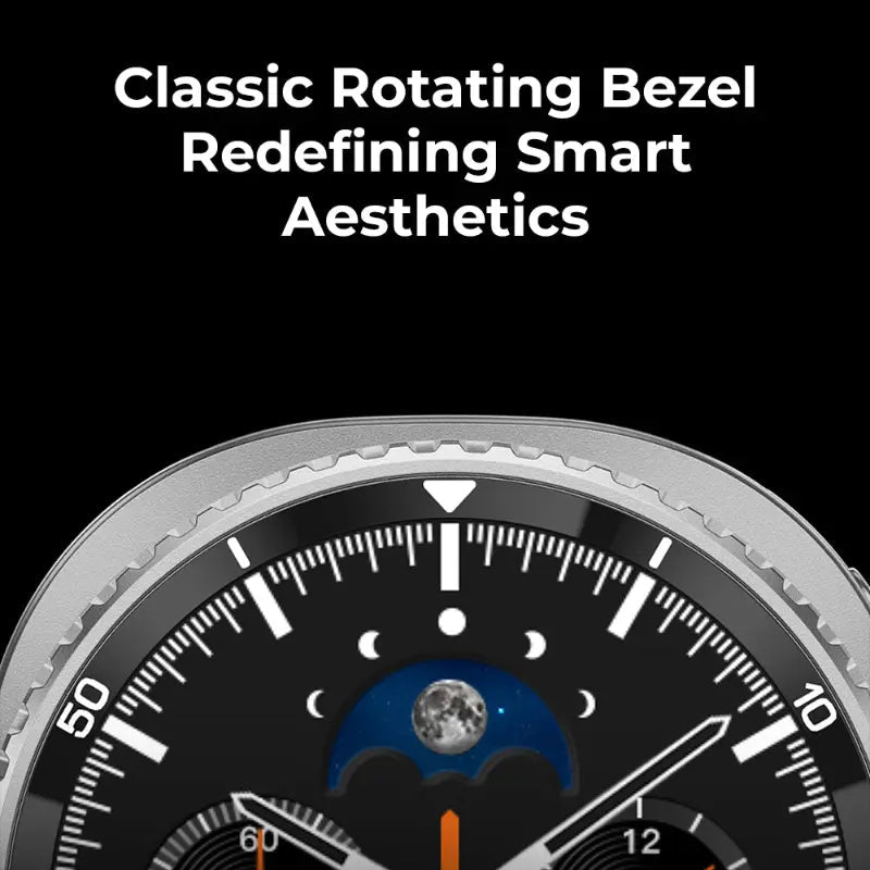 glassology Chrome Pro Max Smartwatch 1.43 - Inch Display | Health & Fitness Tracking | Black - GLASSOLOGY