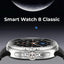 glassology Chrome Pro Max Smartwatch 1.43 - Inch Display | Health & Fitness Tracking | Black - GLASSOLOGY