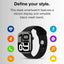 Glassology Chrome T9 HD Smart Watch | Health Monitoring & Fitness Tracker | Black - GLASSOLOGY