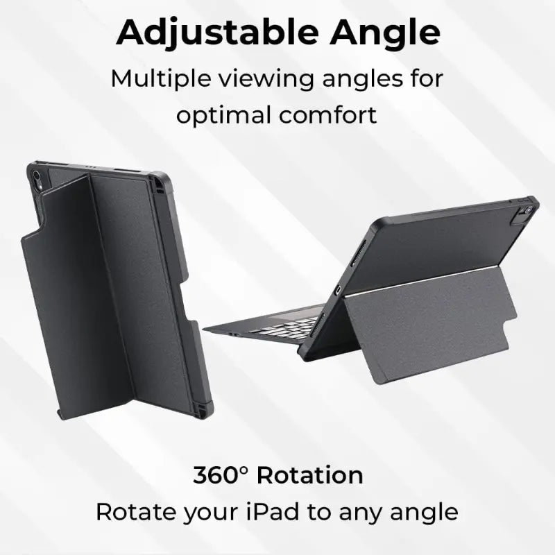Glassology Detachable iPad Keyboard Case with Trackpad Backlit - GLASSOLOGY