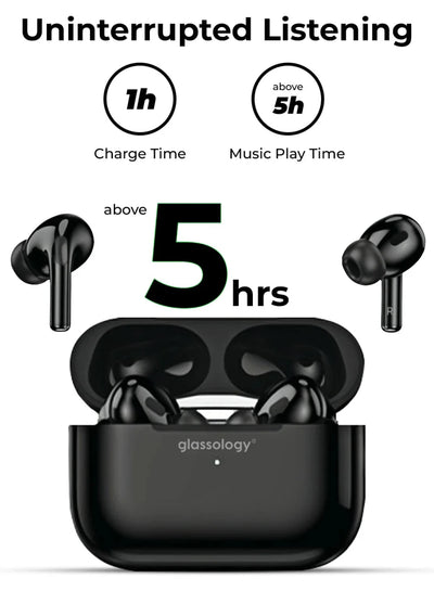 Glassology GTA2B Earbuds Pro(Black) - GLASSOLOGY