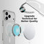 Phone case with camera lens protection and text 'Upgrade Technical for Better Quality' on a white background