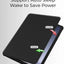 Glassology Samsung Galaxy Tab A9 8.7 Case 2023 Protective Slim Cover Black - GLASSOLOGY