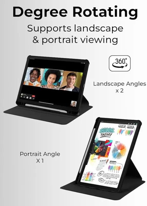 Glassology Samsung Galaxy Tab A9 8.7 Case 2023 Protective Slim Cover Black - GLASSOLOGY