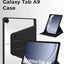 Glassology Samsung Galaxy Tab A9 8.7 Case 2023 Protective Slim Cover Black - GLASSOLOGY