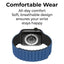Glassology Smartwatch Band Magnetic Silicone 46mm - Blue - GLASSOLOGY