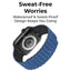 Glassology Smartwatch Band Magnetic Silicone 46mm - Blue - GLASSOLOGY