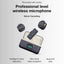 Glassology SX21 Dual Wireless Lavalier Microphone Set | Noise Reduction | Plug & Play for Mobile - GLASSOLOGY