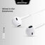 Glassology Wired Earphones – Bass Boost, 3.5mm Jack, Built-in Mic & 3-Button Remote - GLASSOLOGY