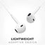 Glassology Wired Earphones – Bass Boost, 3.5mm Jack, Built-in Mic & 3-Button Remote - GLASSOLOGY