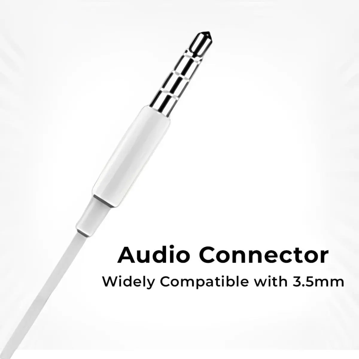 Glassology Wired Earphones – Bass Boost, 3.5mm Jack, Built-in Mic & 3-Button Remote - GLASSOLOGY