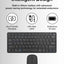 Glassology Wireless Keyboard and Mouse Combo 2.4GHz Full - Size(Black) - GLASSOLOGY