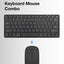 Glassology Wireless Keyboard and Mouse Combo 2.4GHz Full - Size(Black) - GLASSOLOGY