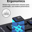 Glassology Wireless Keyboard and Mouse Combo 2.4GHz Full - Size(Black) - GLASSOLOGY