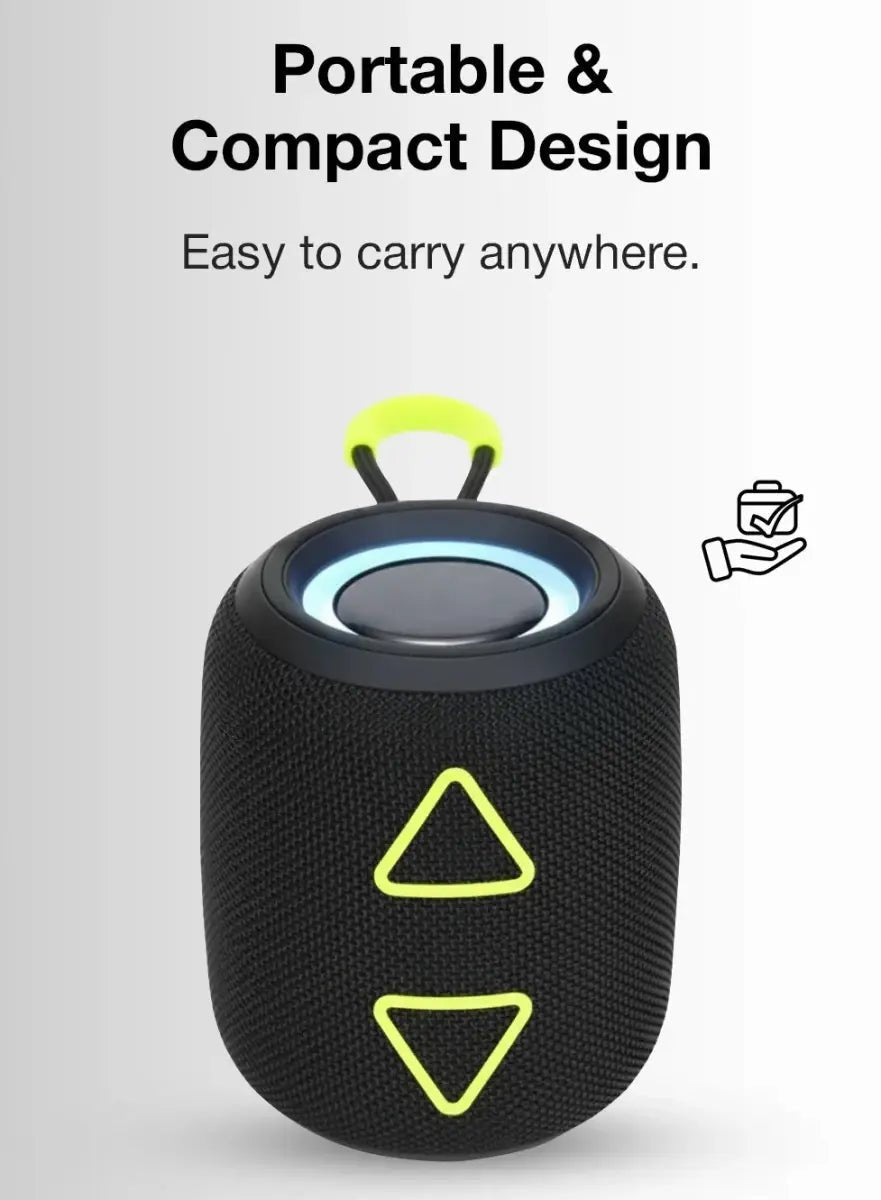 Glassology WISME Y8 Bluetooth Speaker | Portable Wireless Audio | Powerful Sound - GLASSOLOGY