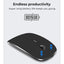 GTBM02 Wireless Bluetooth 5.1 Mouse – Ambidextrous, 1600 DPI - GLASSOLOGY