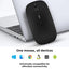 GTBM02 Wireless Bluetooth 5.1 Mouse – Ambidextrous, 1600 DPI - GLASSOLOGY