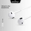 GTEP03 Wired Earphones – In - Ear, Bass Boost, 3.5mm Jack, Mic - GLASSOLOGY