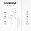 GTEP03 Wired Earphones – In - Ear, Bass Boost, 3.5mm Jack, Mic - GLASSOLOGY