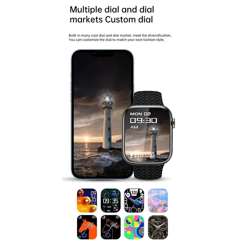 GTSW1 AMOLED Smartwatch | 45mm Display, Bluetooth Calling, fitness tracker, app compatible. - GLASSOLOGY
