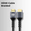HDMI 5 Meter 8K Ultra HD High Speed Braided Cord - GLASSOLOGY