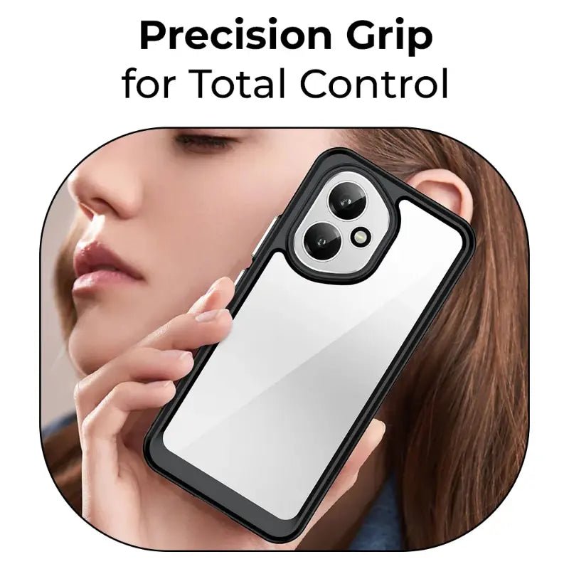 Honor 400 Crystal Clear Case - Black - GLASSOLOGY