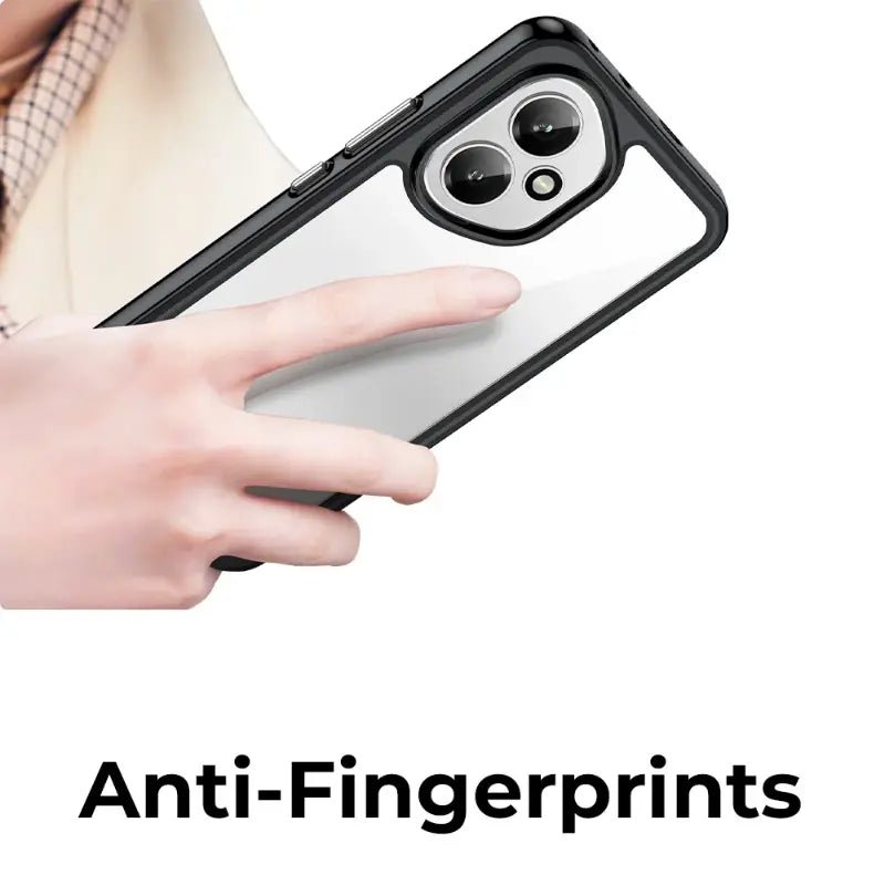 Honor 400 Crystal Clear Case - Black - GLASSOLOGY