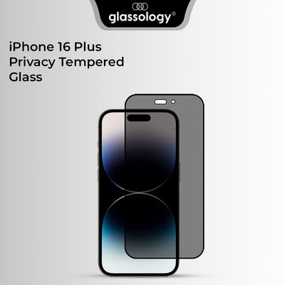 Glassology Apple iPhone 16 Plus Privacy Tempered Glass Screen Protector