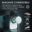 Glassology MagSafe Nova Ring Stand 360 Case for iPhone 18 Pro Max – Black