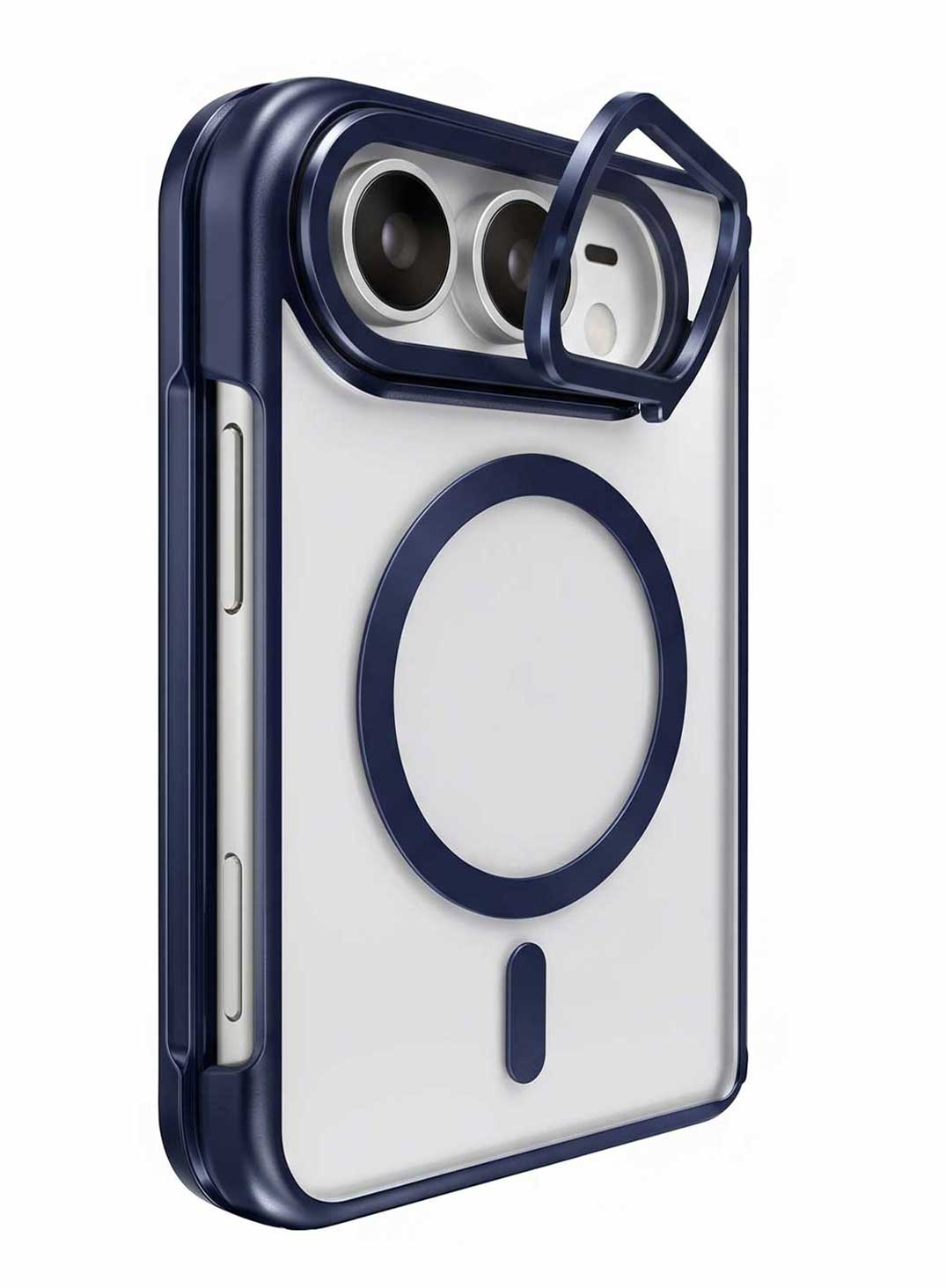 Glassology MagSafe Case with Stand for iPhone Duo, Blue