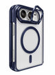 Glassology MagSafe Case with Stand for iPhone Duo, Blue