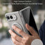Glassology MagSafe Canvas Leather 360° Stand Case for iPhone Duo, Silver