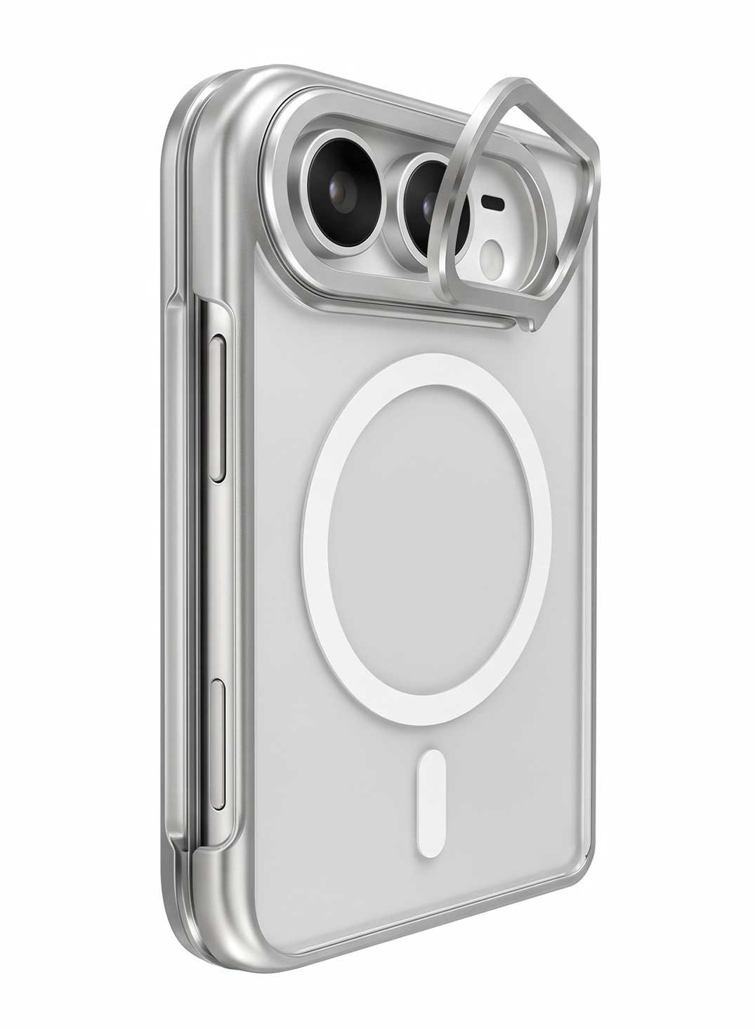 Glassology MagSafe Case with Stand for iPhone Duo, Silver