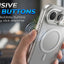 Glassology MagSafe Case with Stand for iPhone Duo, Silver