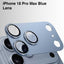 Glassology Camera Lens Protector for iPhone 18 Pro / Pro Max, Sky Blue Camera Lens Cover, Anti-Scratch Protective Guard for Rear Camera