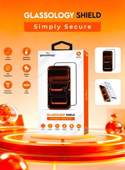 iPhone 18 Pro, Tempered Glass Full Coverage Screen Protector