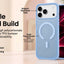 Glassology MagSafe Vertical Striped Case for iPhone 18 Pro Max, Glacier, Stylish Protective Cover with Magnetic Charging Compatibility