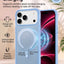Glassology MagSafe Vertical Striped Case for iPhone 18 Pro Max, Glacier, Stylish Protective Cover with Magnetic Charging Compatibility