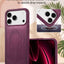 Glassology MagSafe Vertical Striped Case for iPhone 18 Pro Max, Burgundy, Stylish Protective Cover with Magnetic Charging Compatibility
