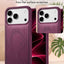 Glassology MagSafe Vertical Striped Case for iPhone 18 Pro Max, Burgundy, Stylish Protective Cover with Magnetic Charging Compatibility
