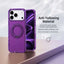 Glassology MagSafe Crystal Clear 360° Protection Case with Burgundy Ring for iPhone 18 Pro Max