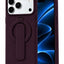 Glassology MagSafe Ring Stand Case for iPhone 18 Pro Max – Burgundy, Magnetic Charging Compatible Protective Cover with 360° Rotating Kickstand