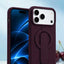 Glassology MagSafe Ring Stand Case for iPhone 18 Pro Max – Burgundy, Magnetic Charging Compatible Protective Cover with 360° Rotating Kickstand