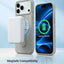 Glassology Premium MagSafe Ring Stand Case for iPhone 18 Pro Max, Off White, Magnetic Compatible Protective Cover with Adjustable Ring Stand
