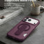 Glassology Dynamic Stand MagSafe Case for iPhone 18 Series, Burgundy Translucent Cover with Magnetic Ring, Foldable Stand and Camera Protection