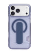 Glassology Dynamic Stand MagSafe Case for iPhone 18 Series, Translucent Purple Cover with Magnetic Ring, Foldable Stand and Camera Protection