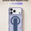 Glassology Dynamic Stand MagSafe Case for iPhone 18 Series, Translucent Purple Cover with Magnetic Ring, Foldable Stand and Camera Protection