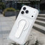 Glassology Dynamic Stand MagSafe Case for iPhone 18 Series, White Translucent Cover with Magnetic Ring, Foldable Stand and Camera Protection