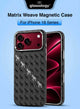 Glassology Matrix Weave Magnetic Case for iPhone 18 Pro Max (Black)