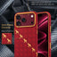Glassology MagSafe Carbon Horse Case for iPhone 18 Pro Max Burgundy